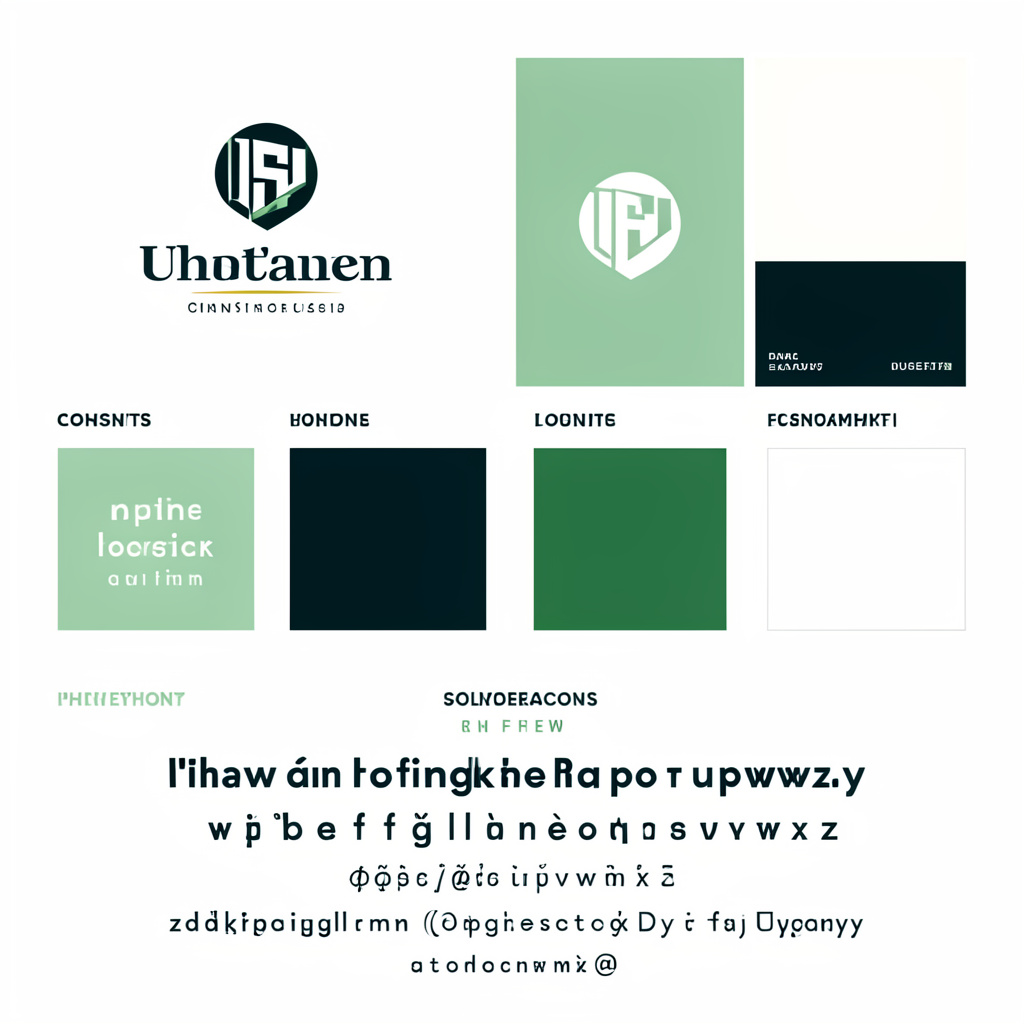 Comprehensive brand identity design featuring modern logo system, color palette, and typography guidelines